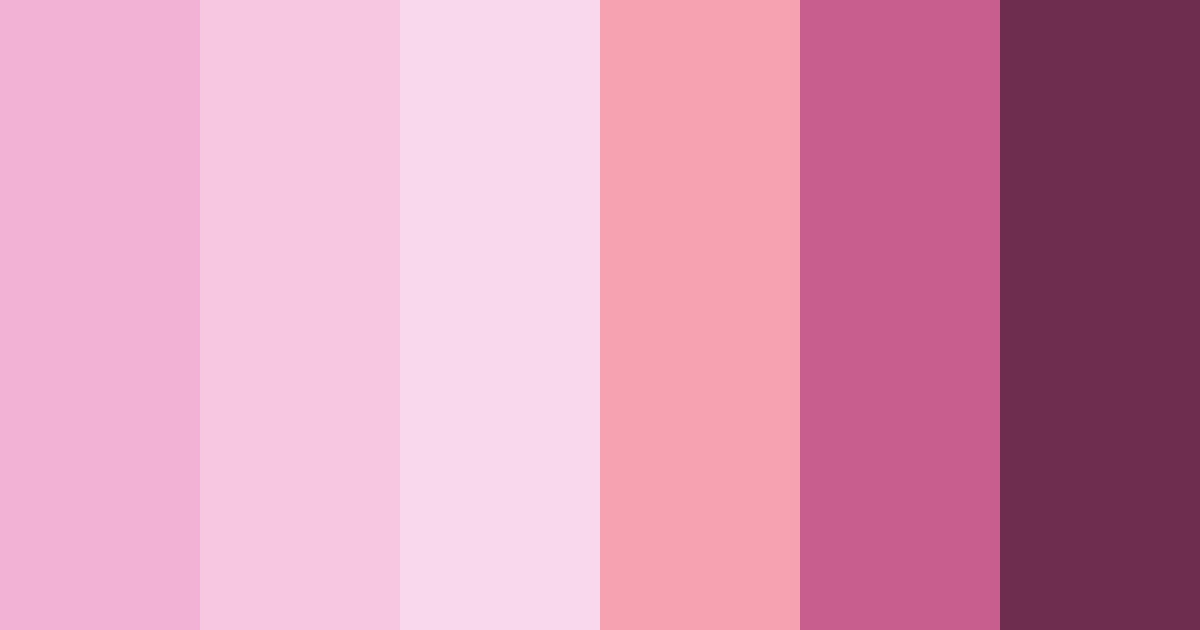 Download pink elegance color palette PNG image (landscape)