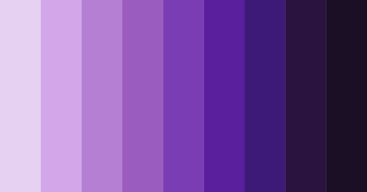 Download purple night color palette PNG image (landscape)