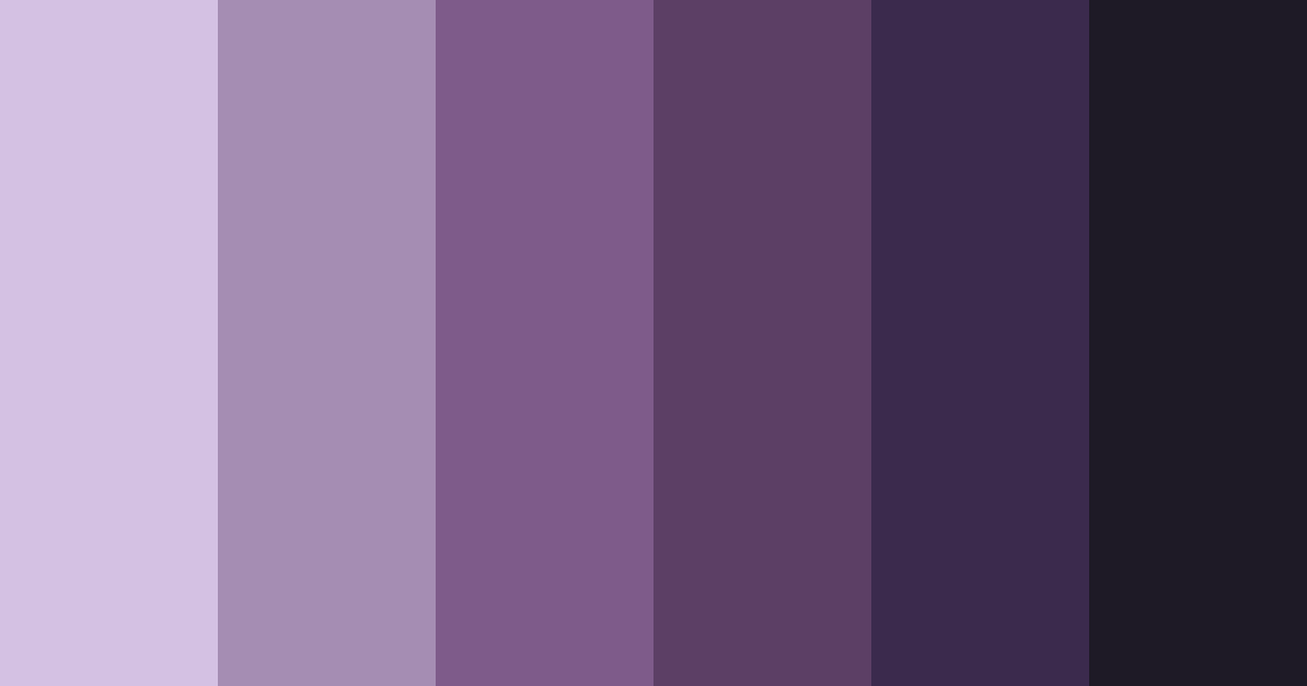 Download purple twilight color palette PNG image (landscape)