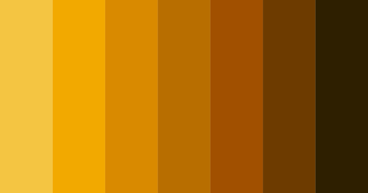 Download gold tango color palette PNG image (landscape)