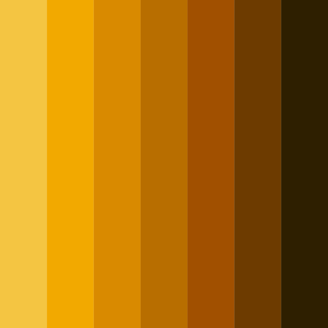 Download gold tango color palette PNG image (square)