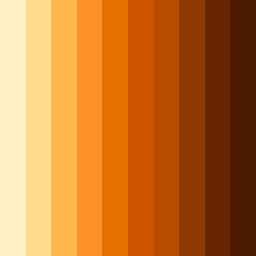 Download sunset embrace color palette PNG image (square)