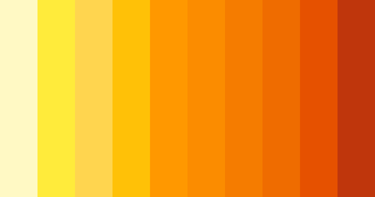 Download golden sunrise symphony color palette PNG image (landscape)