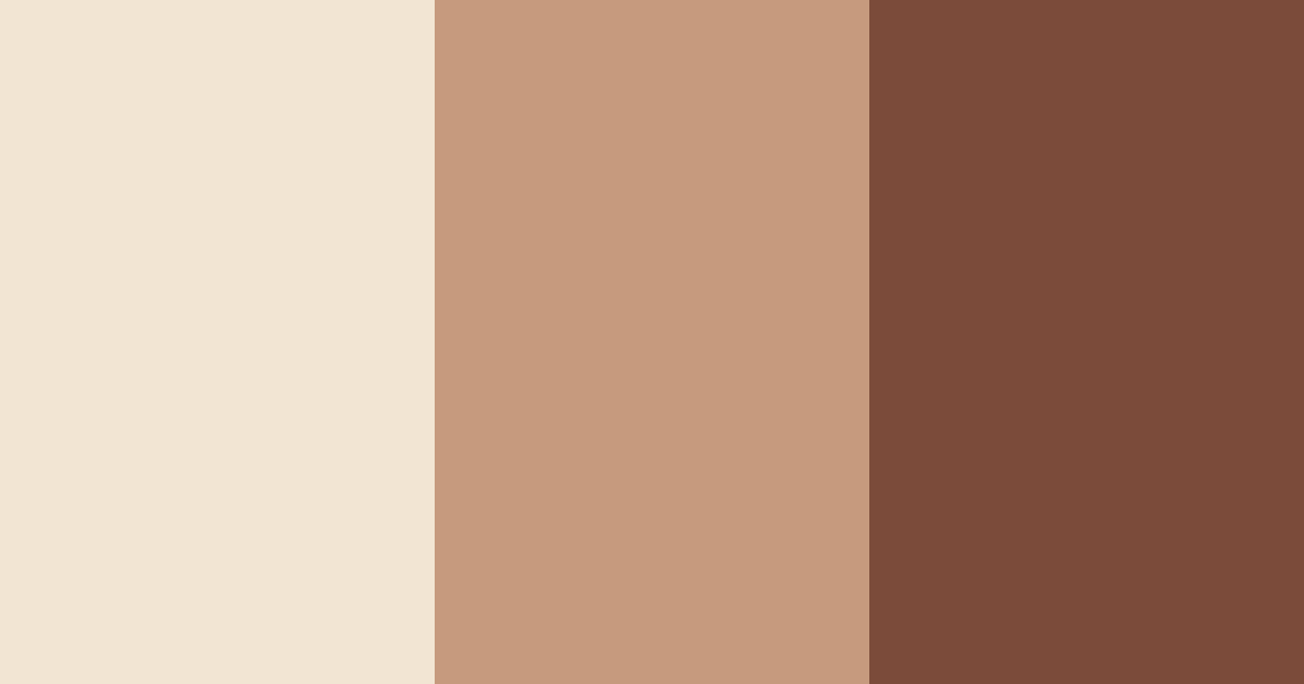 Download nutty elegance color palette PNG image (landscape)