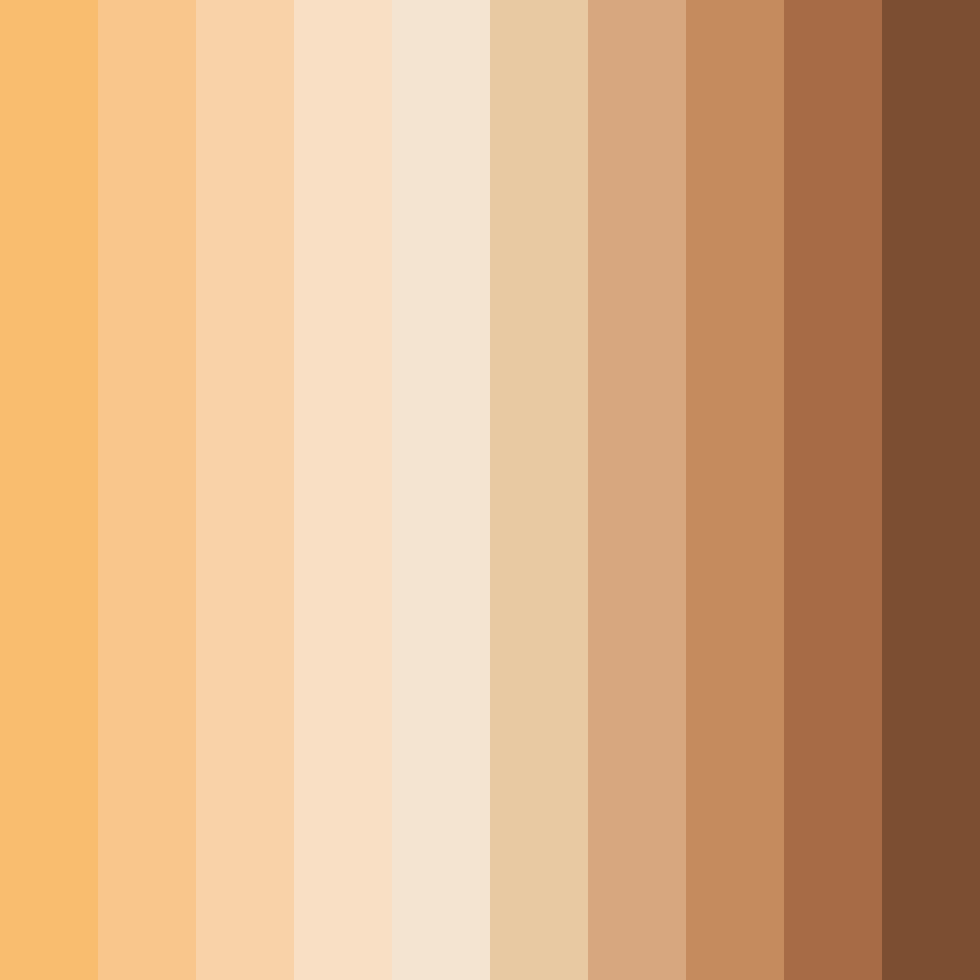 Download golden dusk serenade color palette PNG image (square)