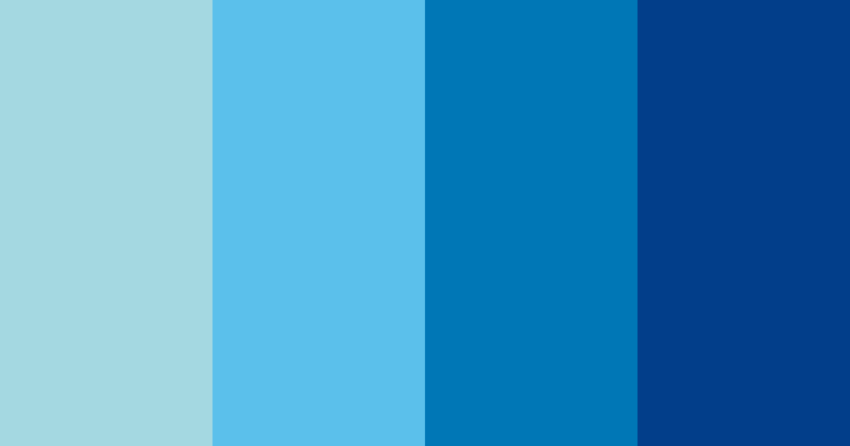 Download aqua serenade color palette PNG image (landscape)