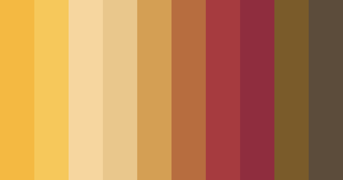 Download orange foxes color palette PNG image (landscape)