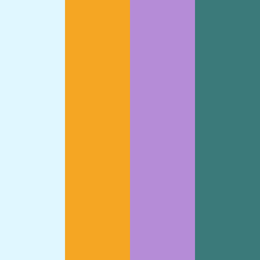 Download vivid blue color palette PNG image (square)