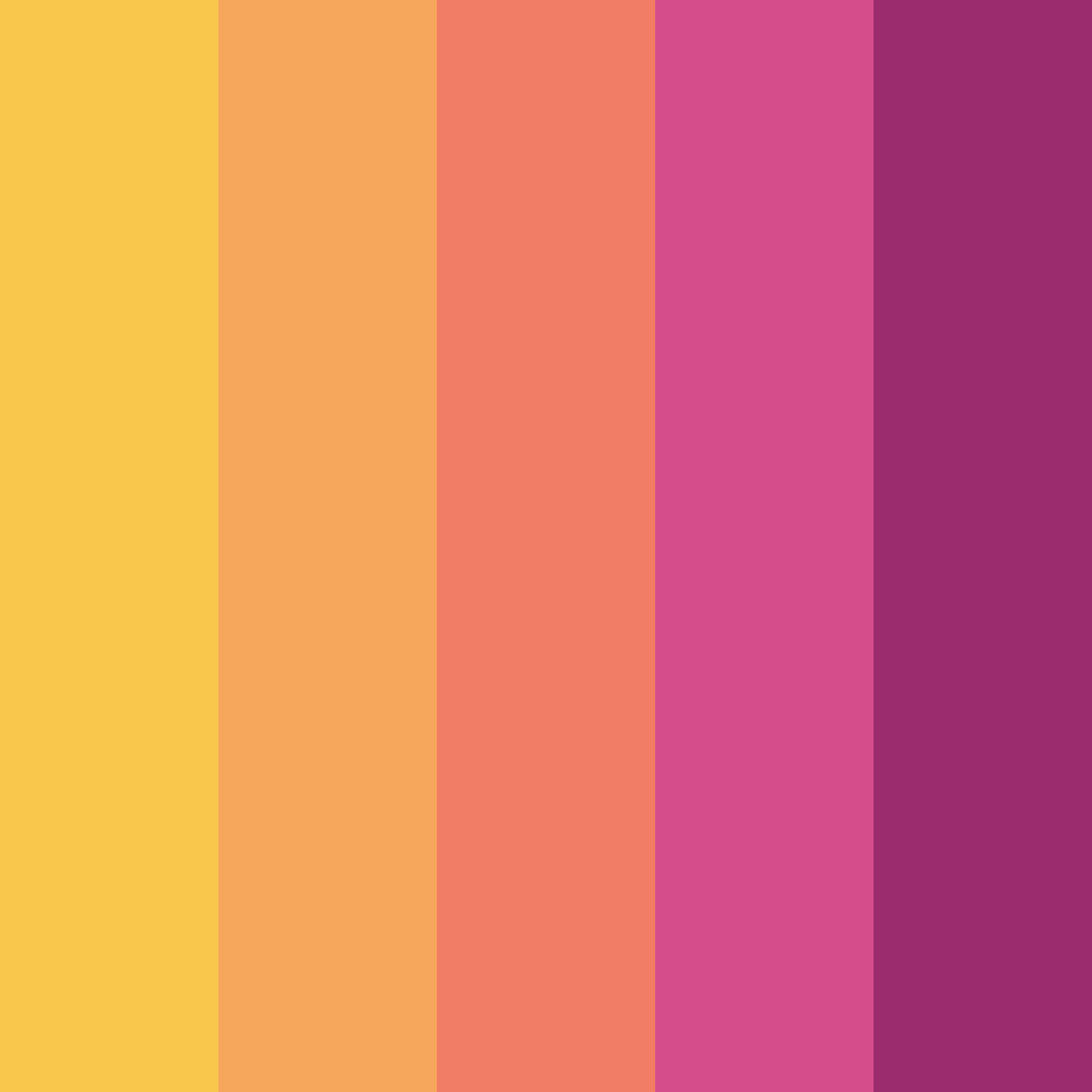 Download vibrant echoes color palette PNG image (square)