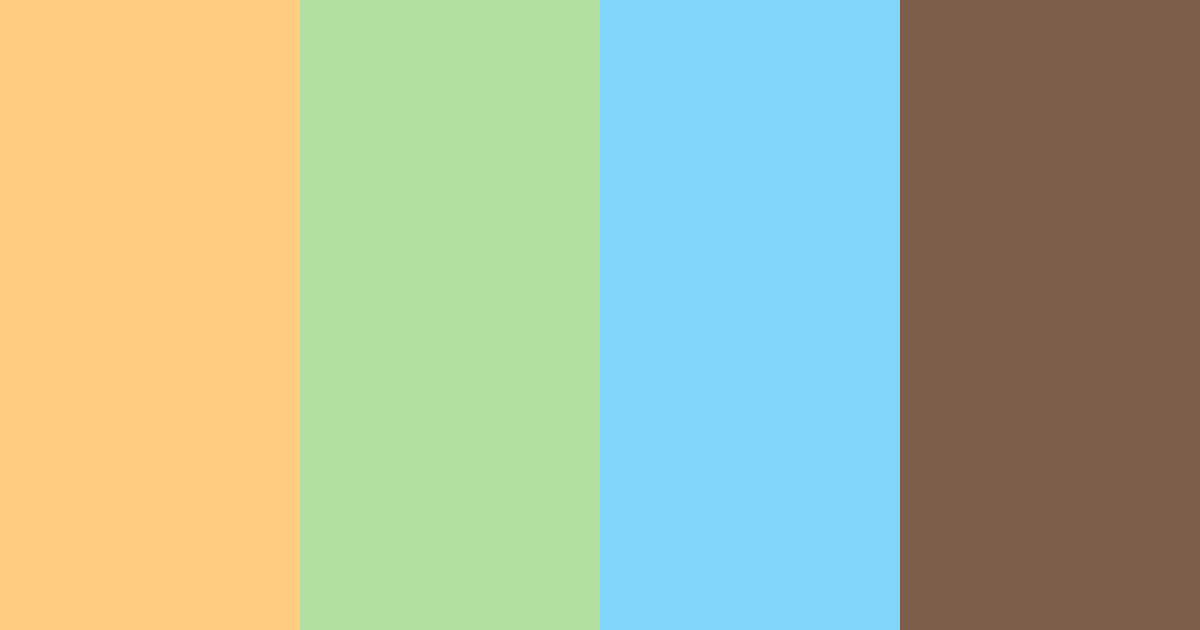 Download sunny meadow breeze color palette PNG image (landscape)
