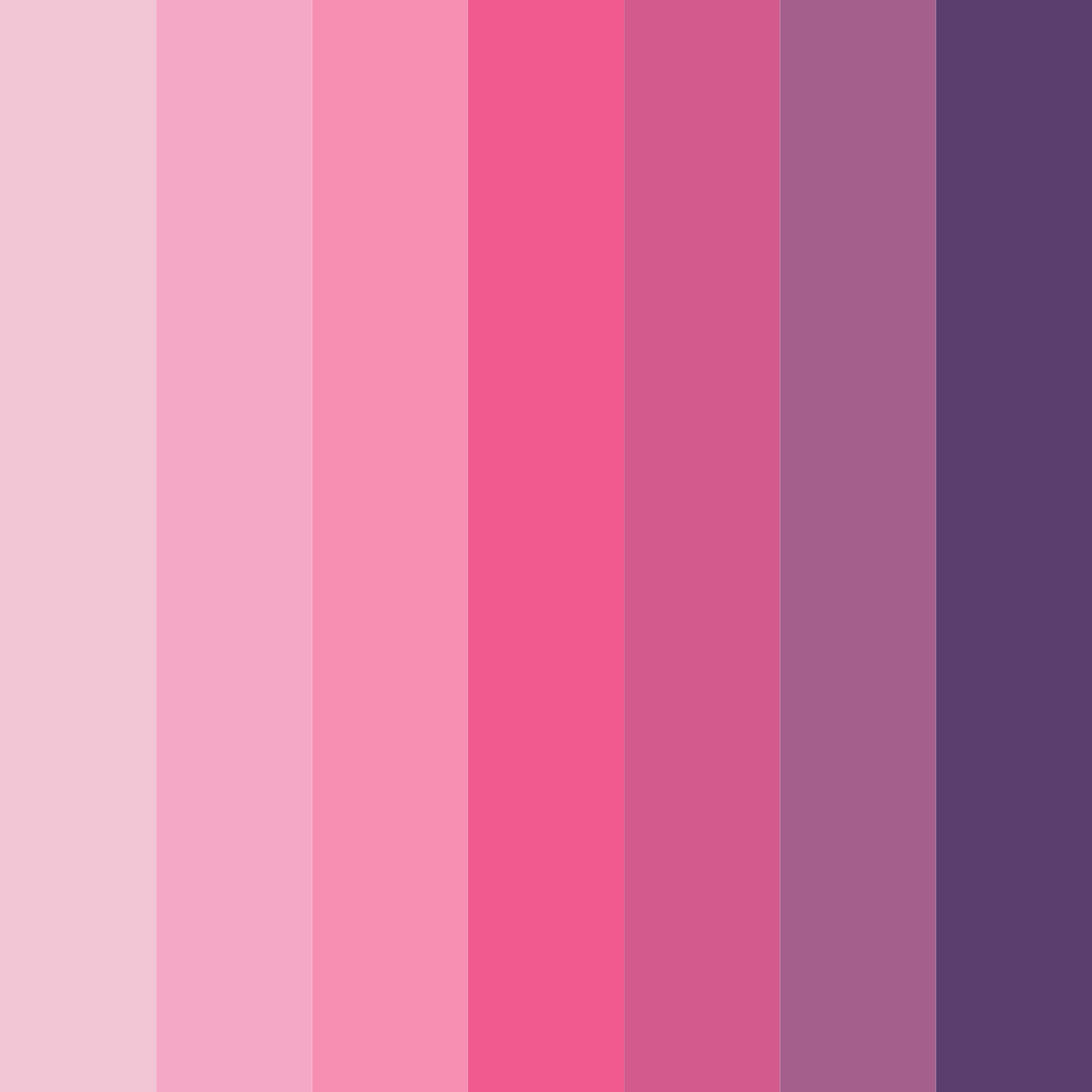 Download pink soft color palette PNG image (square)
