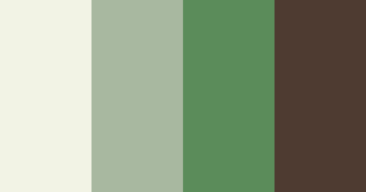 Download whispers of the forest color palette PNG image (landscape)