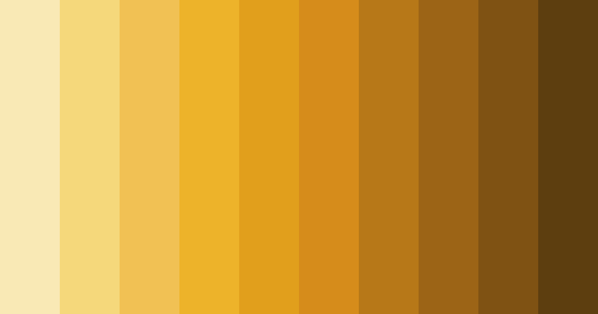 Download golden dreams color palette PNG image (landscape)