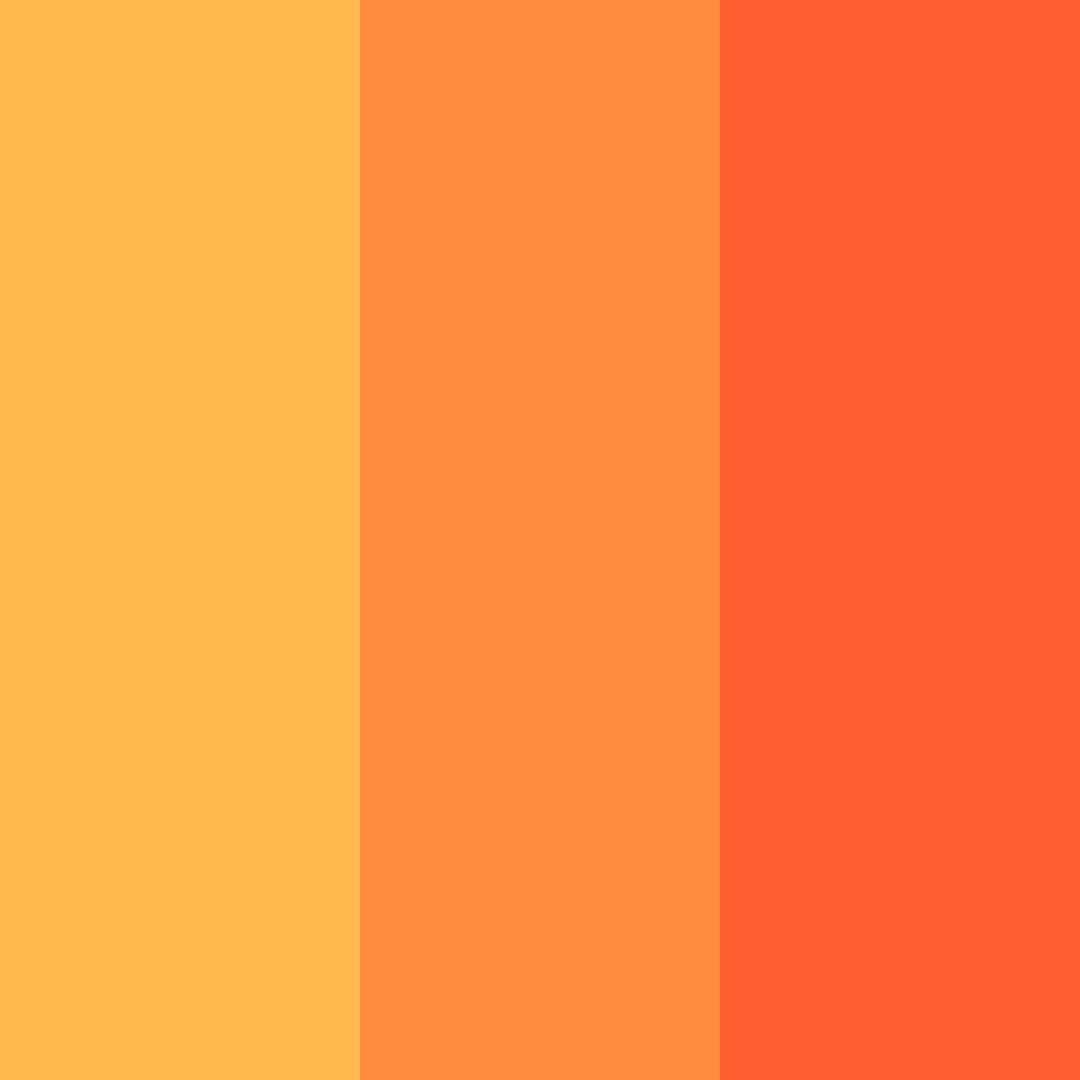 Download citrus sunset color palette PNG image (square)