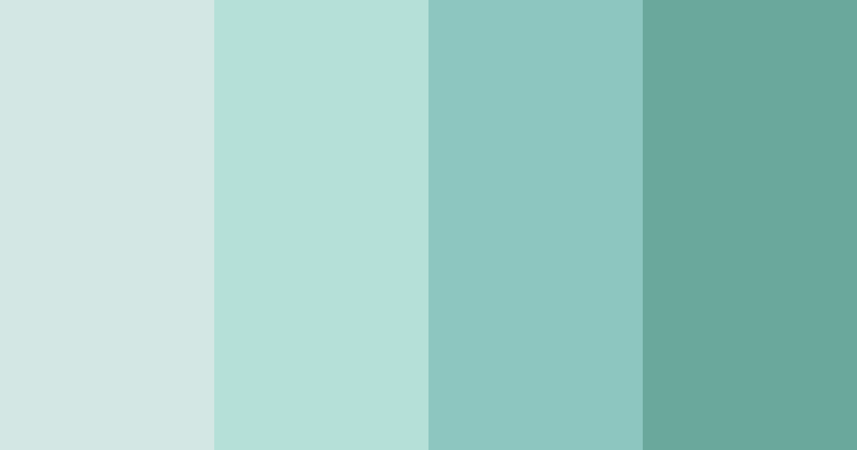 Download serene teal oasis color palette PNG image (landscape)