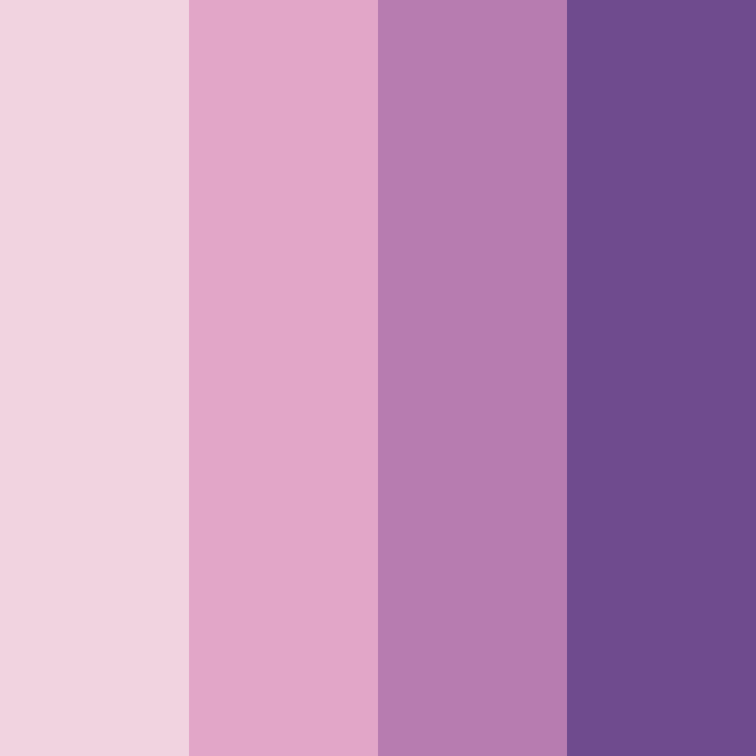 Download shades of purple and pink color palette PNG image (square)