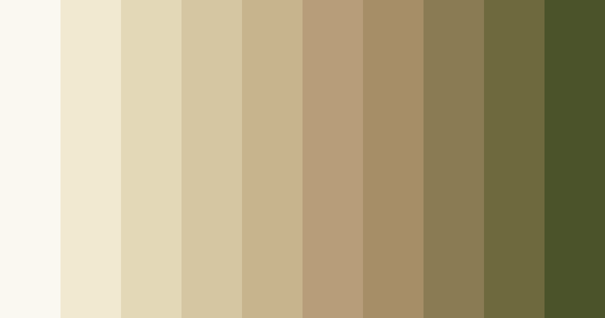 Download neutral beige color palette PNG image (landscape)