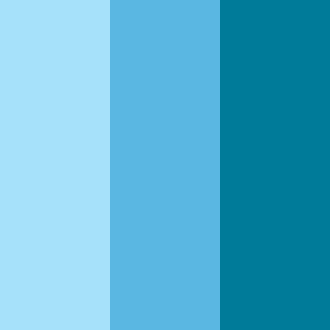 Download aqua rush color palette PNG image (square)