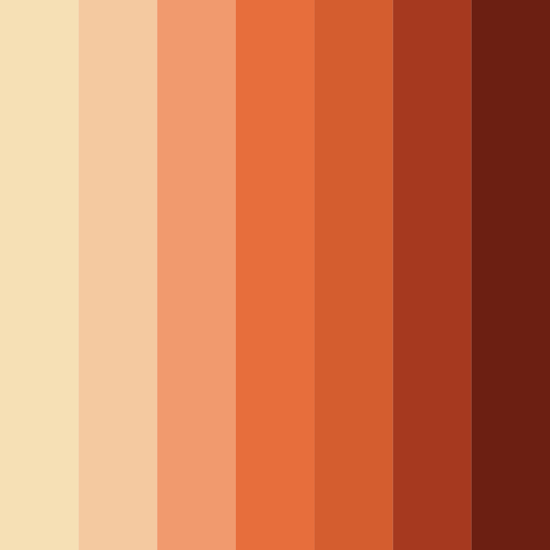 Download vibrant ember color palette PNG image (square)