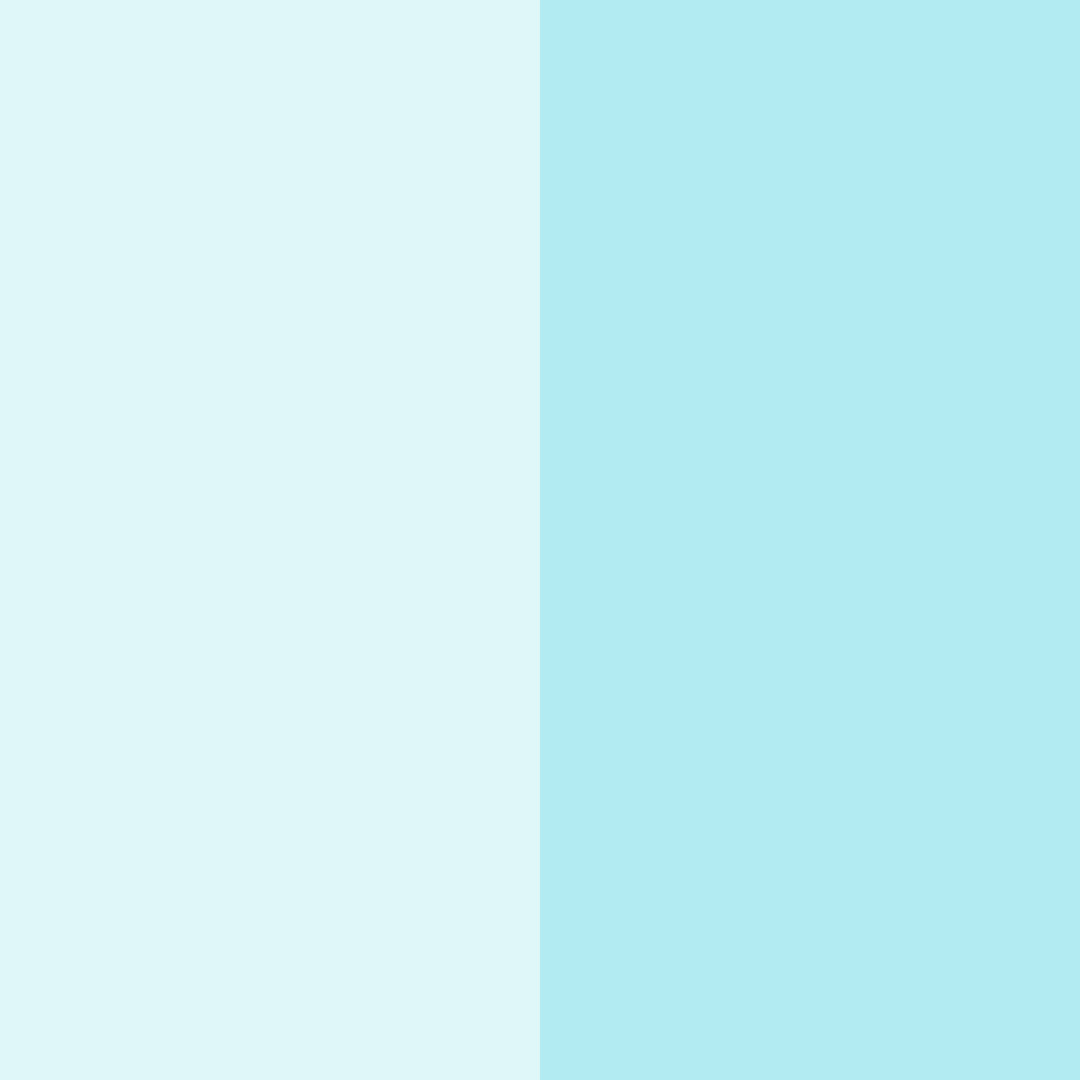 Download serene aqua breeze color palette PNG image (square)