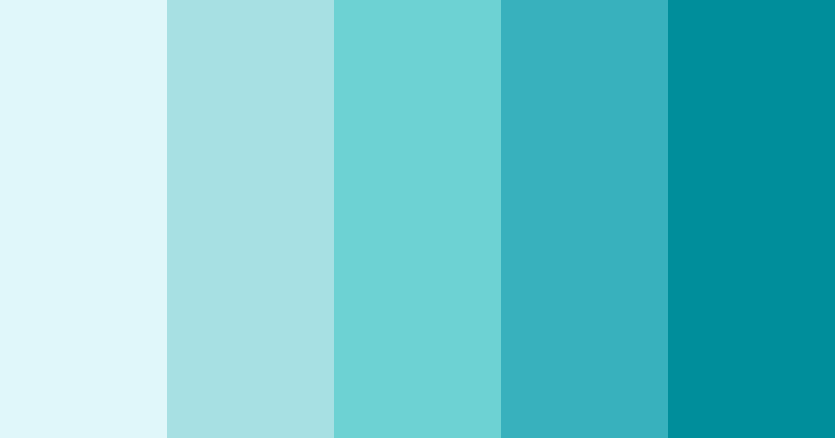 Download ocean breeze color palette PNG image (landscape)