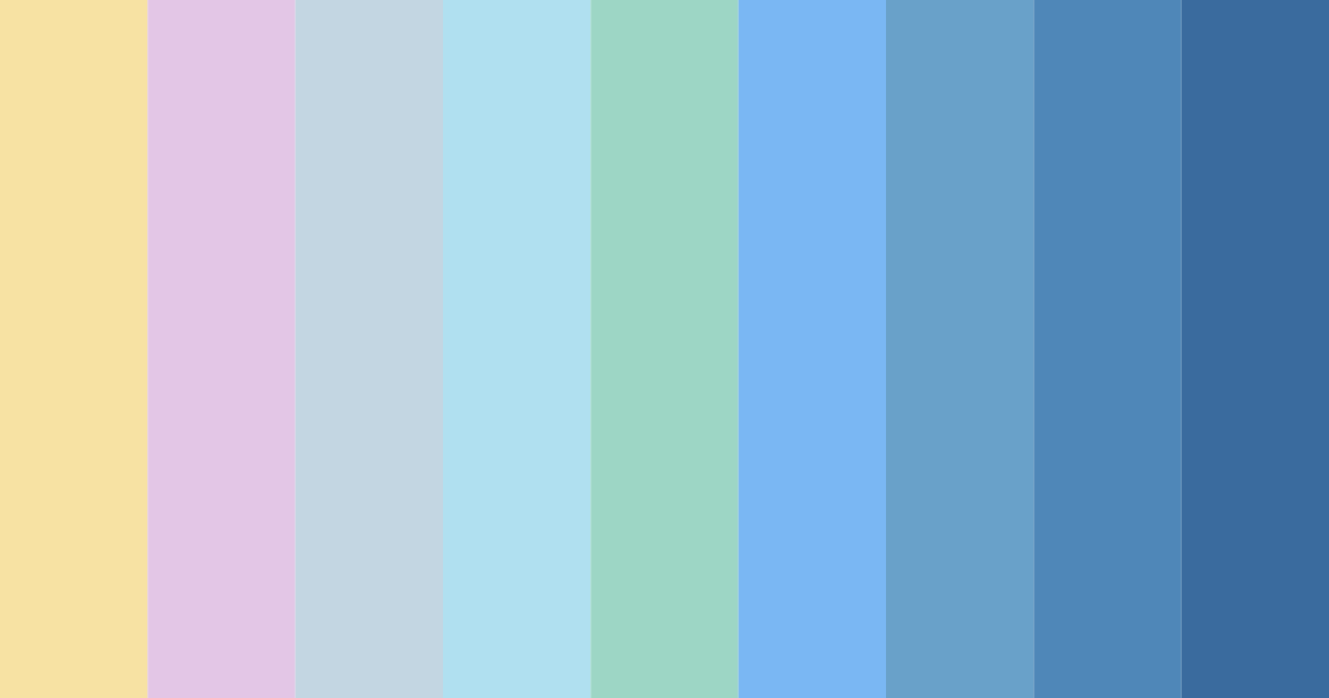 Download whispering rainbows color palette PNG image (landscape)