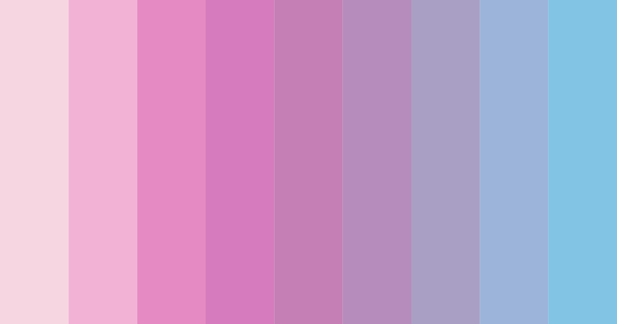 Download whimsical pastel dreamscapes color palette PNG image (landscape)