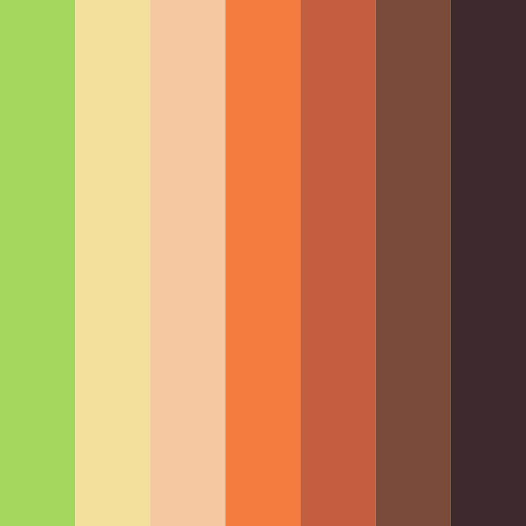 Download timberland treasures color palette PNG image (square)