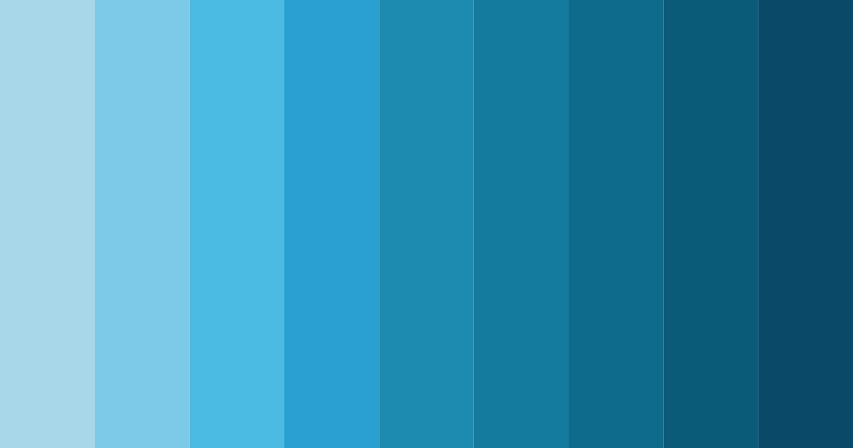 Download oceanic breeze color palette PNG image (landscape)
