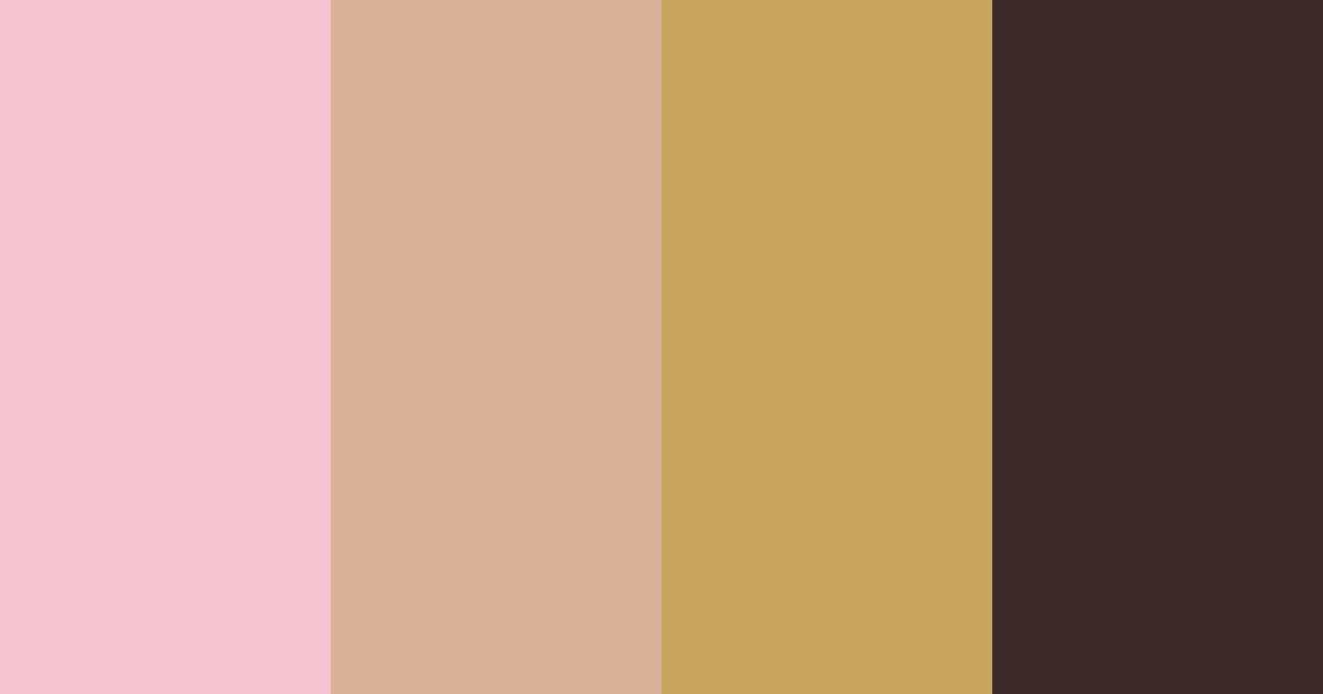 Download pink and gold elegance color palette PNG image (landscape)