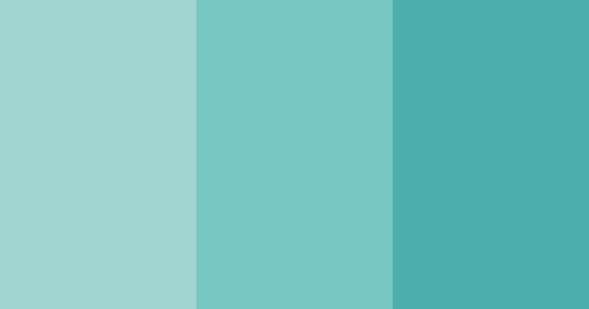 Download tropical tranquility color palette PNG image (landscape)