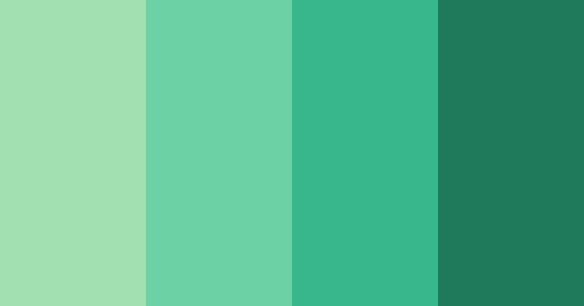 Download emerald horizon color palette PNG image (landscape)