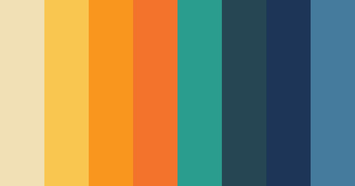 Download sunset serenity color palette PNG image (landscape)