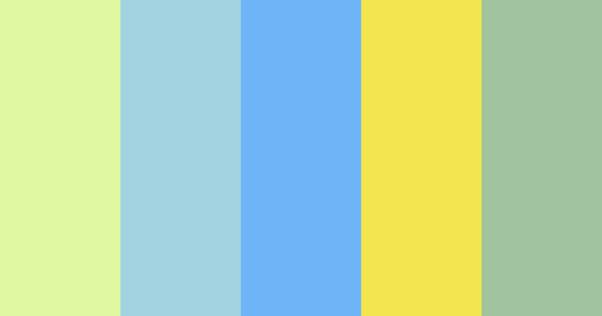 Download sunny meadow spectrum color palette PNG image (landscape)