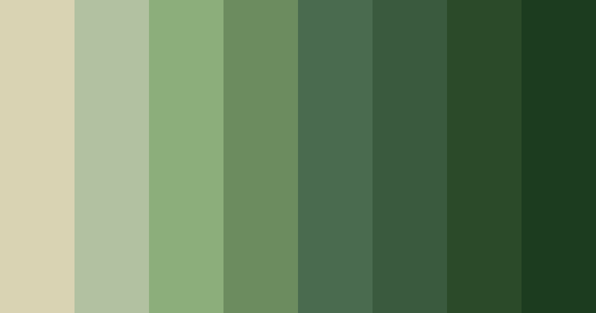 Download whispers of the woods color palette PNG image (landscape)