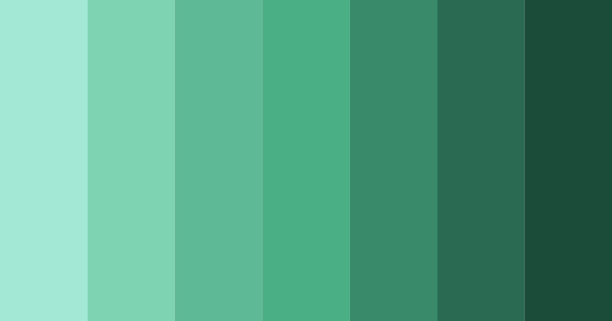 Download tropical serenity color palette PNG image (landscape)