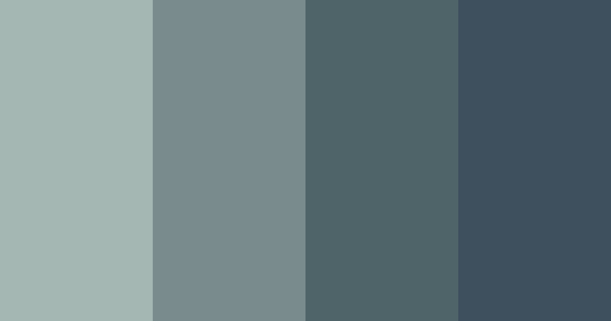 Download oceanic tranquility color palette PNG image (landscape)