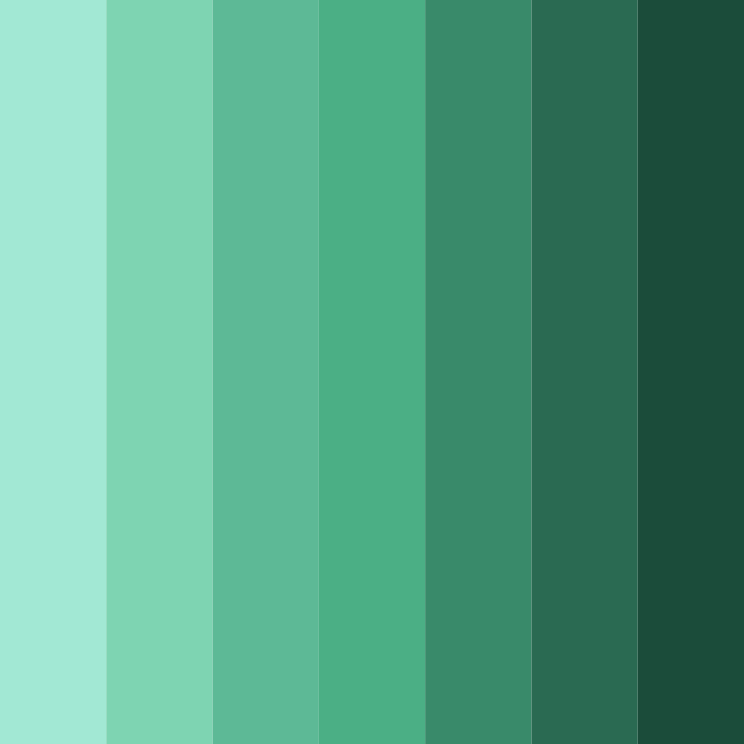 Download tropical serenity color palette PNG image (square)