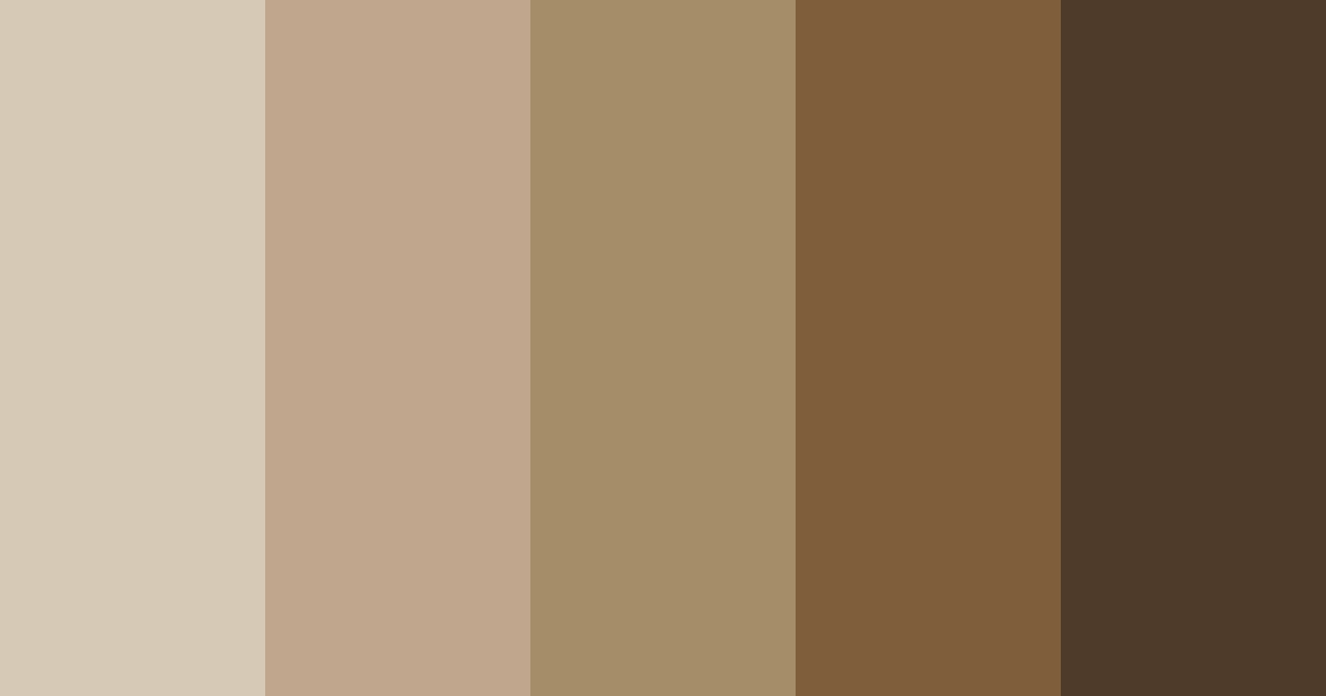 Download sandy mocha dreams color palette PNG image (landscape)