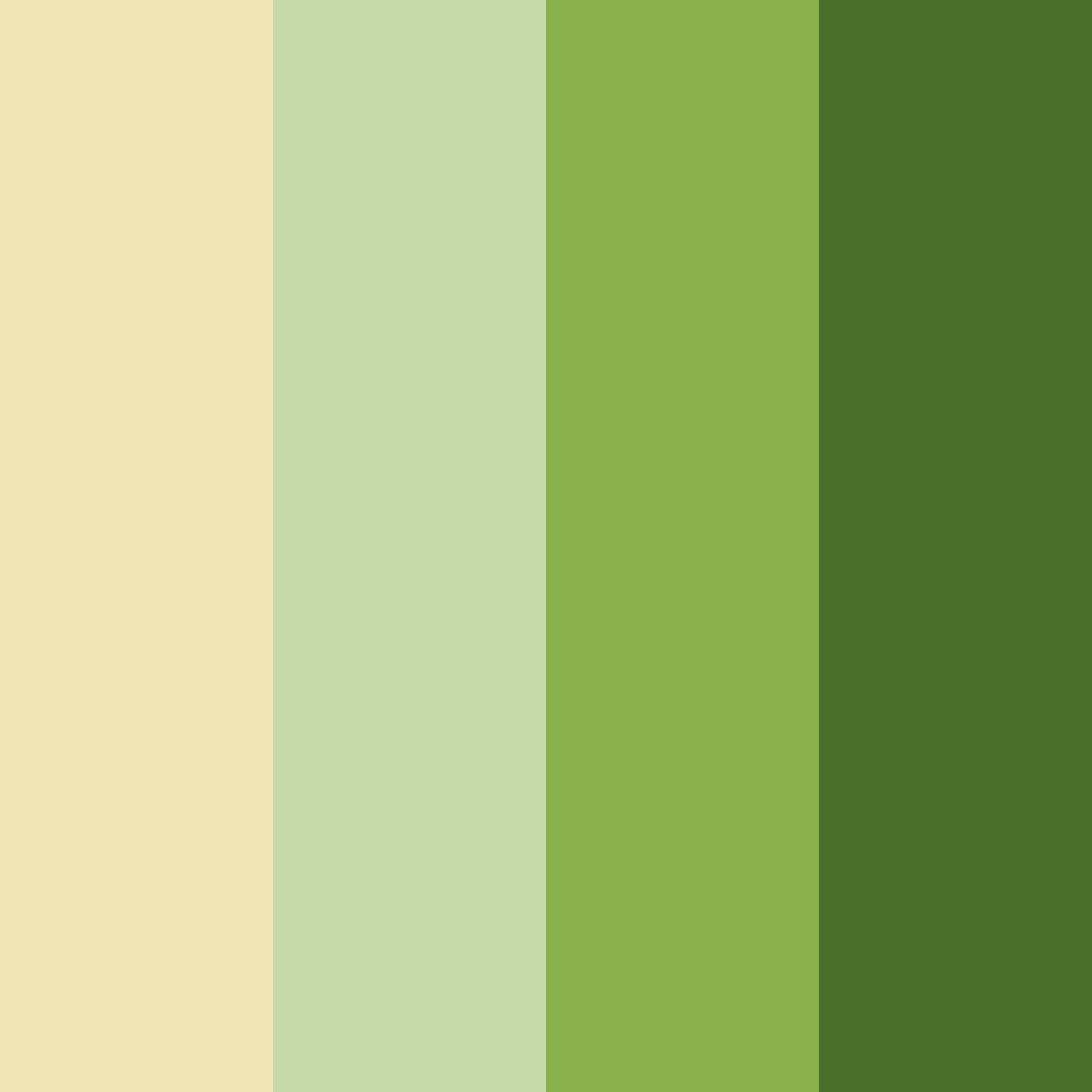 Download verdant insights color palette PNG image (square)