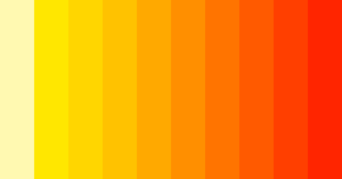 Download golden sunset blaze color palette PNG image (landscape)