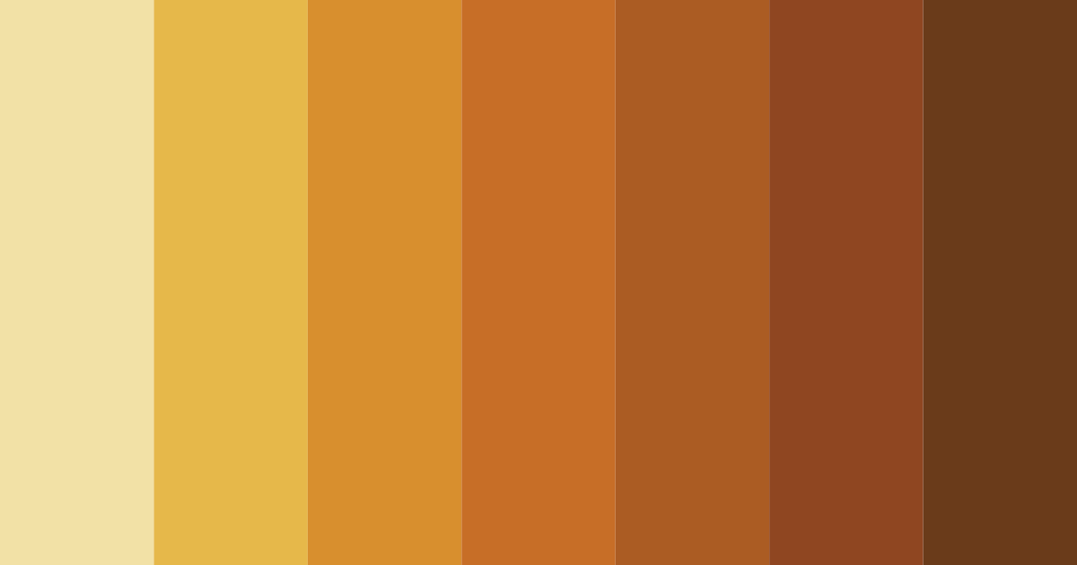 Download amber earthtones color palette PNG image (landscape)
