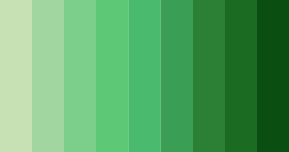 Download emerald oasis color palette PNG image (landscape)