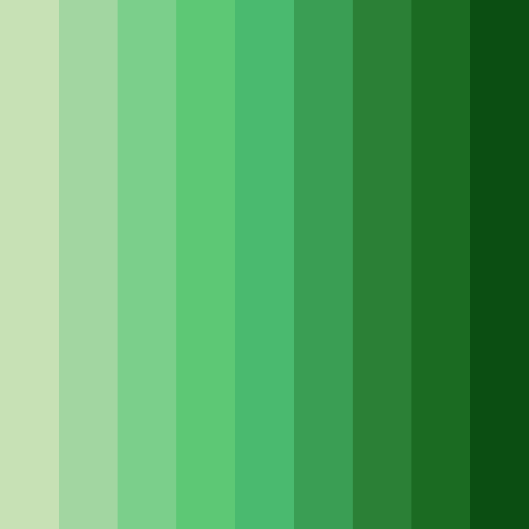 Download emerald oasis color palette PNG image (square)