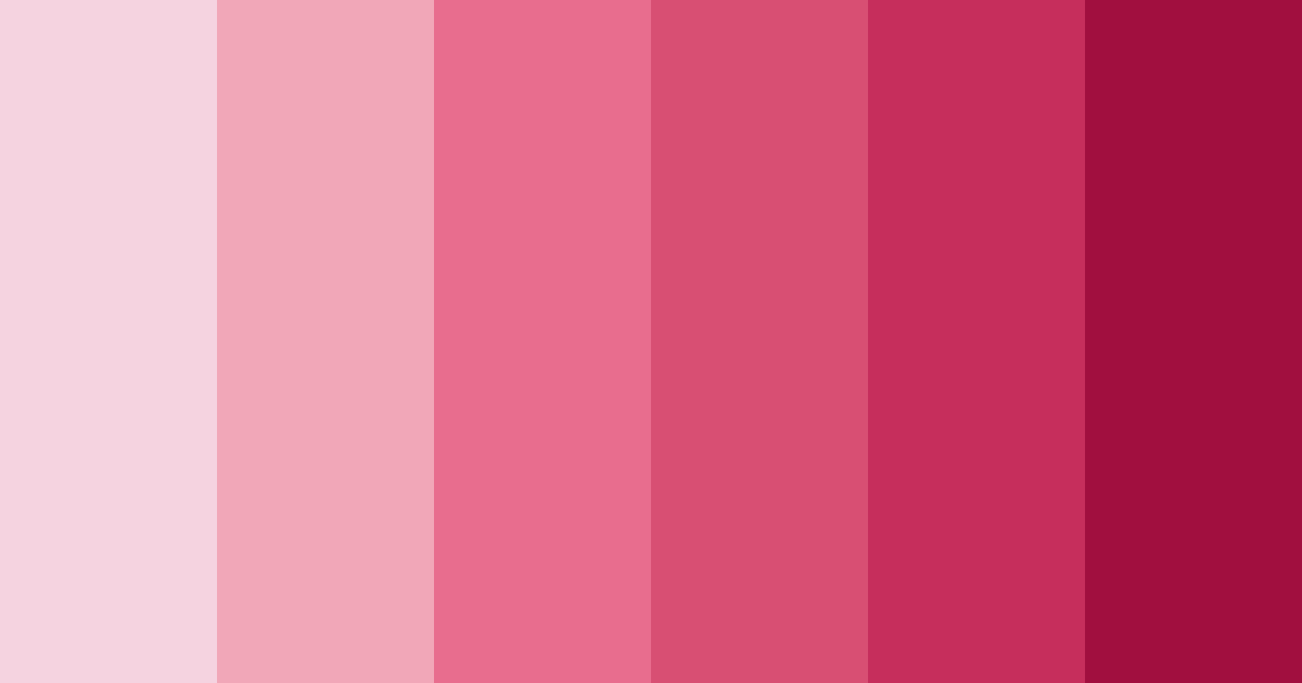 Download bold rose color palette PNG image (landscape)