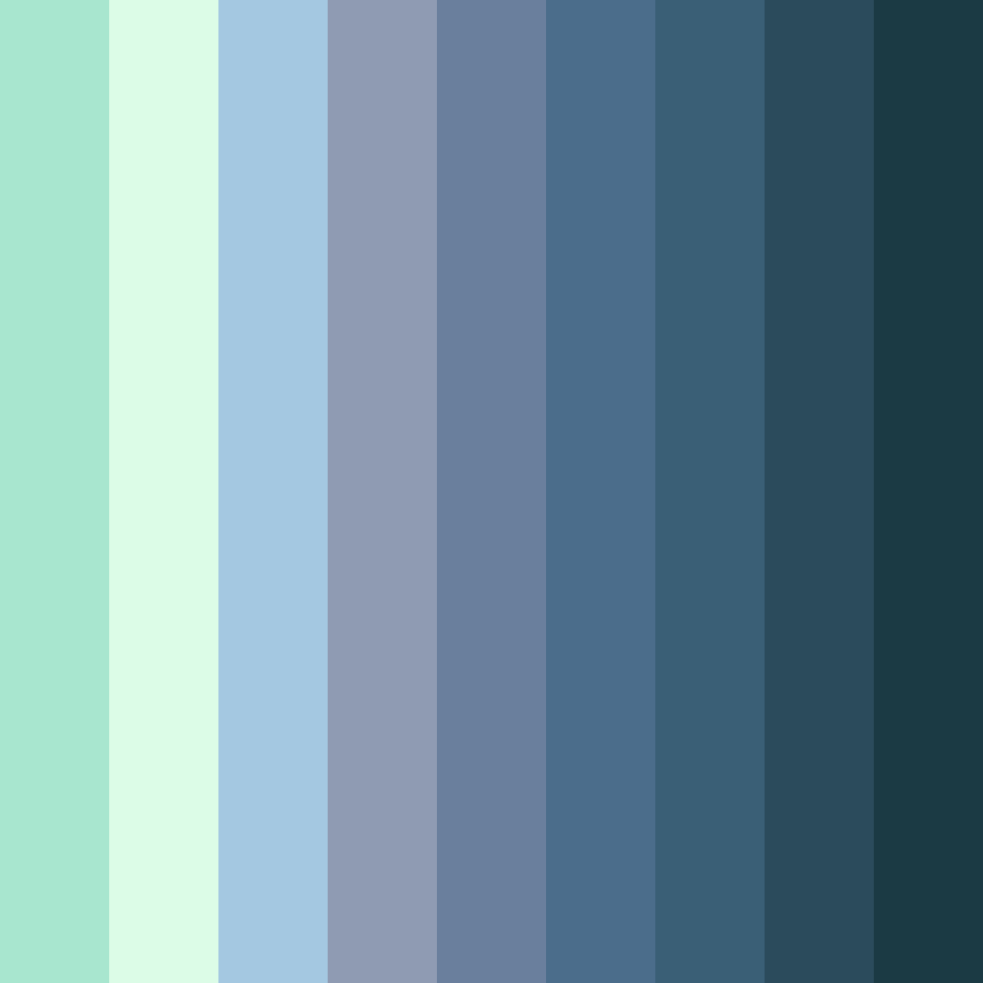 Download dark green futuretech color palette PNG image (square)