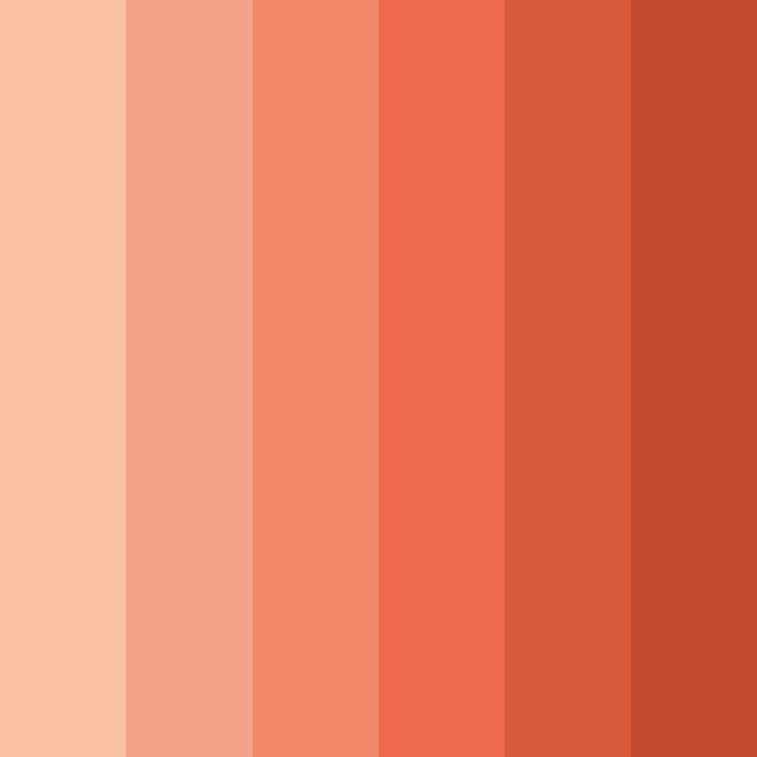 Download warm red color palette PNG image (square)