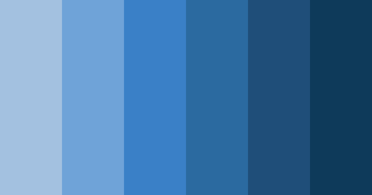 Download bright blue color palette PNG image (landscape)