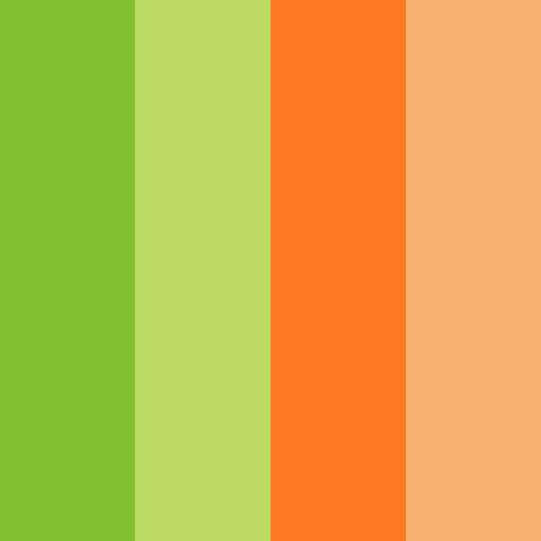 Download autumn harvest color palette PNG image (square)