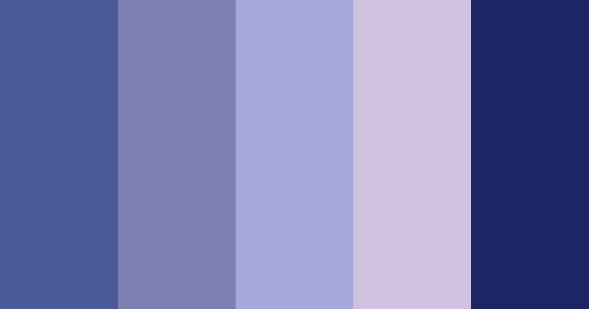 Download midnight serenade color palette PNG image (landscape)